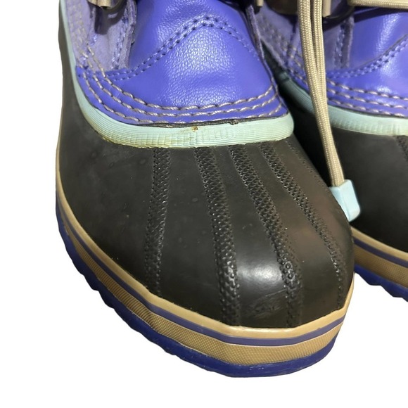 Sorel Purple Joan of Arctic Boots w/Faux Fur Trim - Picture 5 of 12